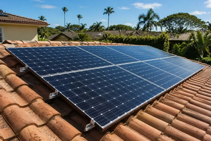 Installation de panneaux solaires à Fontpédrouse